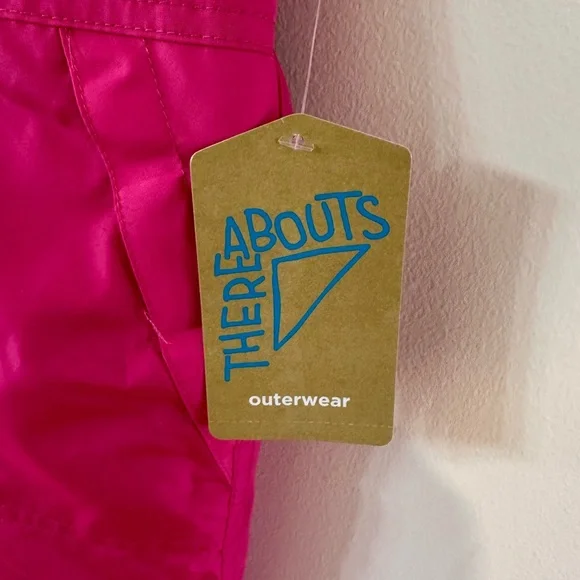 Thereabouts Toddler Girls Cheerful Pink Snow Bibs NWT Size 2T - Picture 8 of 9